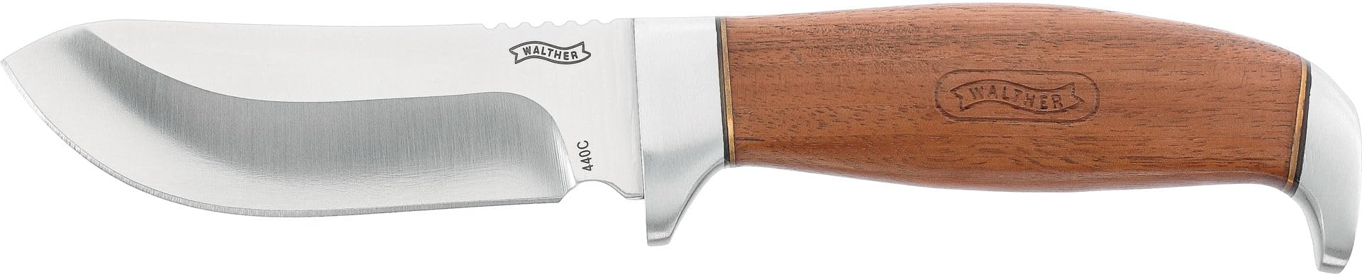 Walther Taschenmesser Premium Skinner, feststehendes Jagd Messer, 440C Stahl, ideal für Outdoor Aktivitäten