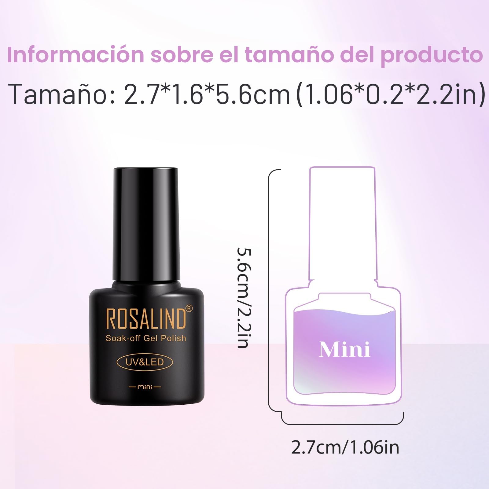 ROSALIND Kit Uñas Semipermanentes, 48W Lampara uñas semipermanentes, 12+4 PCS Kit Pintauñas Gel Completo Lámpara UV Blanco Rosa Azul Verde Morado Esmaltes Permanentes Manucira