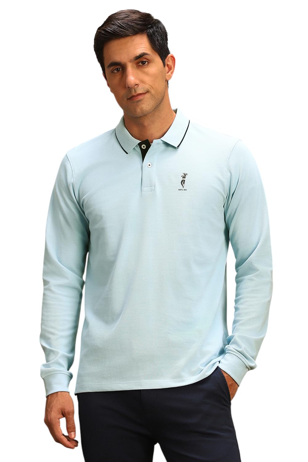 peter england Men's Solid Regular Fit T-Shirt-picture-42