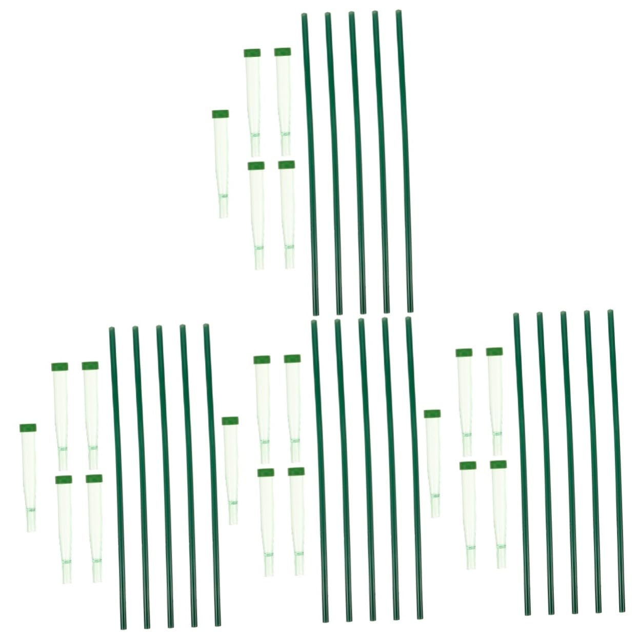 20 Pcs Flower Storage Pipe Flower Tubes Floral Test Tubes Plastic Floral Tubes Floral Water Tube Nutrition Tube for Floral Reusable Floral Tubes Plastic Flower Bottles Orchid Tubes