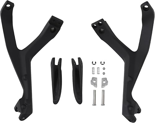 TCT-MOTORPARTS Pasajero negro pie clavijas reposapiés soporte apto para Ducati 899 959 1199 1299 Panigale disponible en Yaxa Peru