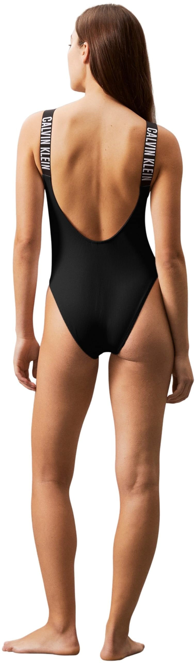 Calvin Klein Donna Costume da Bagno Scoop Back One Piece Imbottitura Estraibile