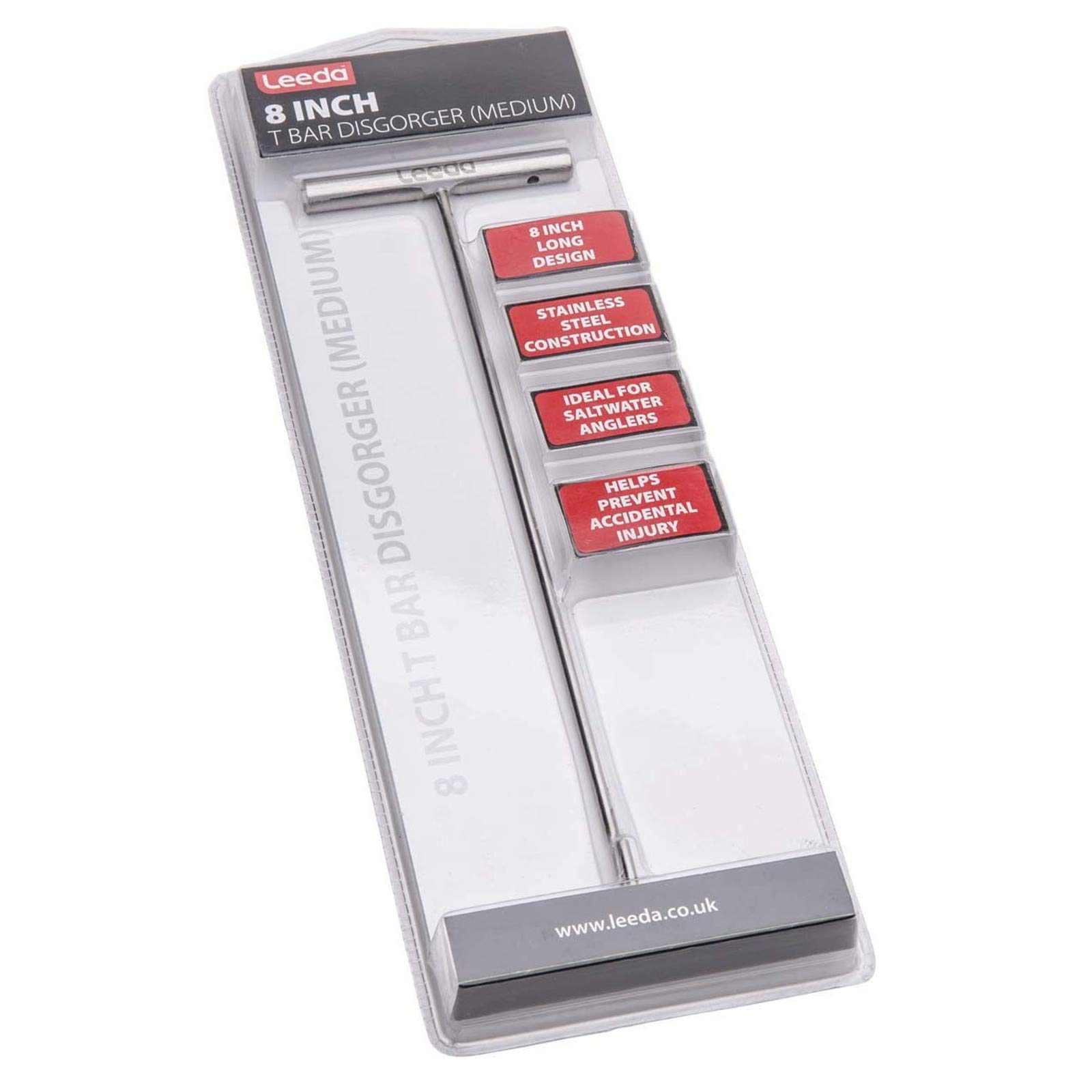 LEEDA) 8" T-Bar Disgorger (Medium) 8 inches