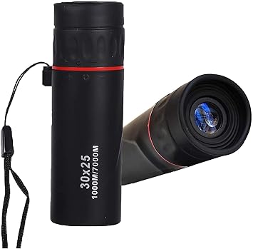Aeoss High Definition Wide View Monocular, 7X Zoom Optical Monocular, Portable Outdoor Telescope, Black (Without Smartphone Adapter)