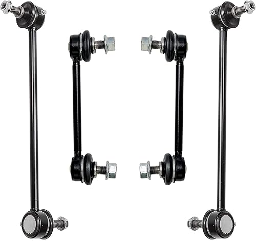 Miniatura 28 de Detroit Axle - 4 barras estabilizadoras para Jeep Grand Cherokee Commander 2005-2010 2006 2007 2008 2009 de repuesto delantero y trasero