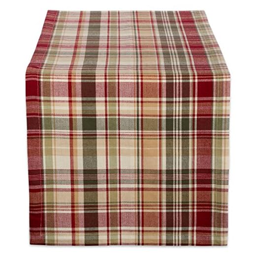 21+ Adorable Ralph Lauren Baby Shower Decor Ideas You’ll Love 2 DII Give Thanks Plaid Fall Table Decor, Autumn & Thanksgiving Tabletop Linens, 14x72 Table Runner