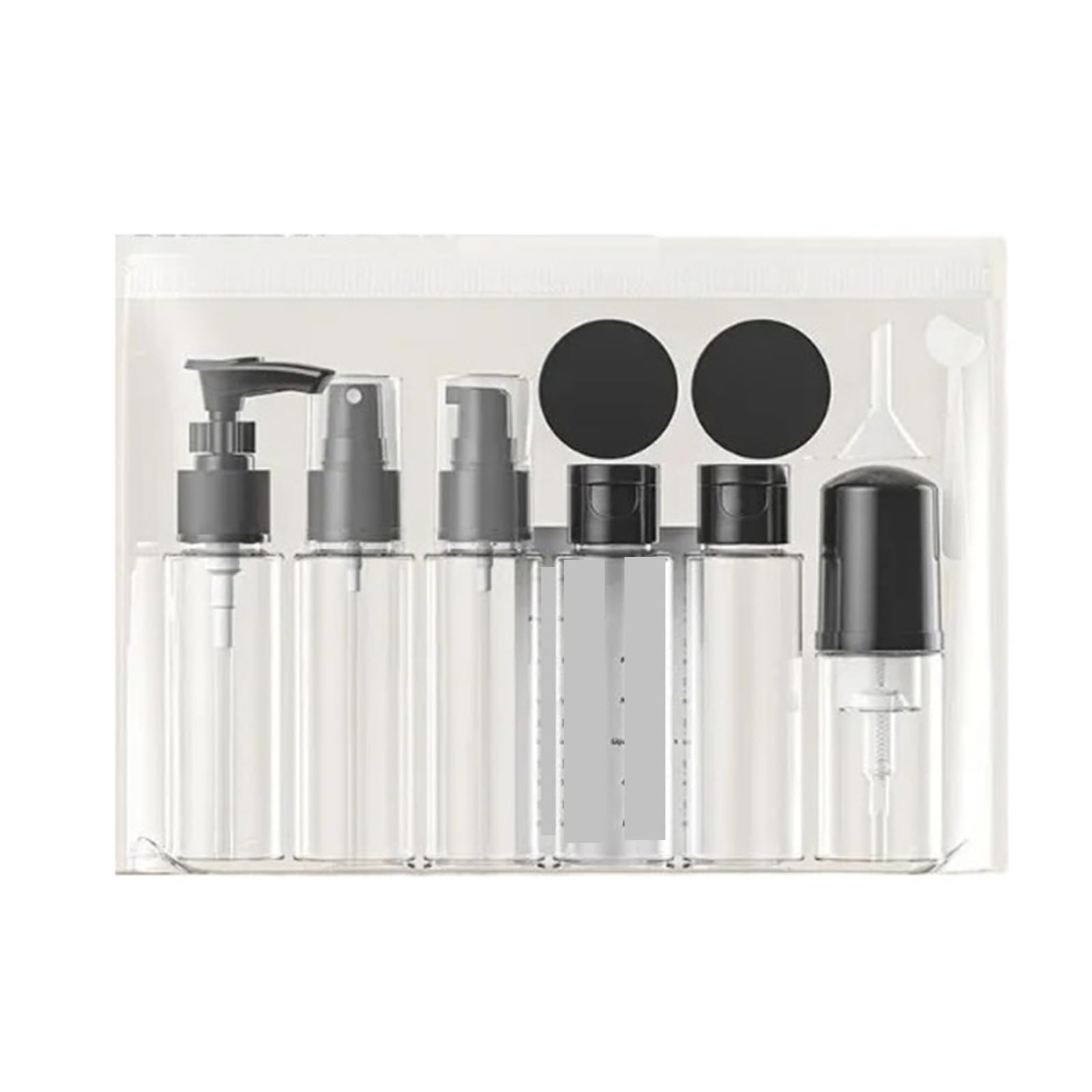 XIEHYA 11pcs/Set Travel Botttle Set 60ml Refillable Bottle Soft Plastic Lotion Shampoo Container Squeeze Tube Empty For Toiletries