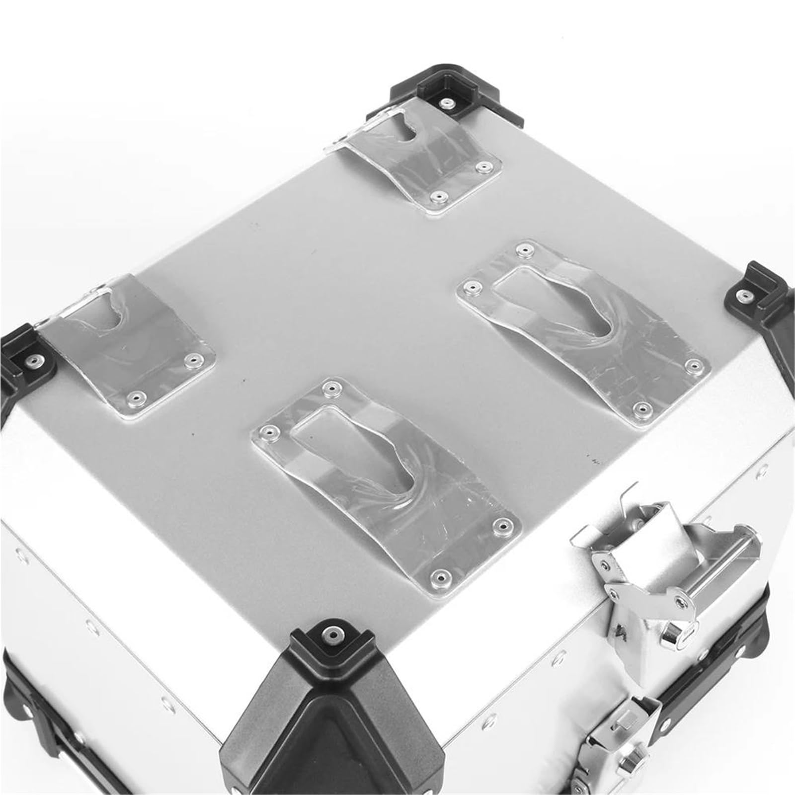 Caja de Equipaje para VOGE 525DSX 650DS 650DSX para Honda CRF1000L CRF1100L Adventure Alforjas Traseras para Maletero Motocicleta, Caja De Herramientas Aluminio, Accesorios(Silver 55LX)