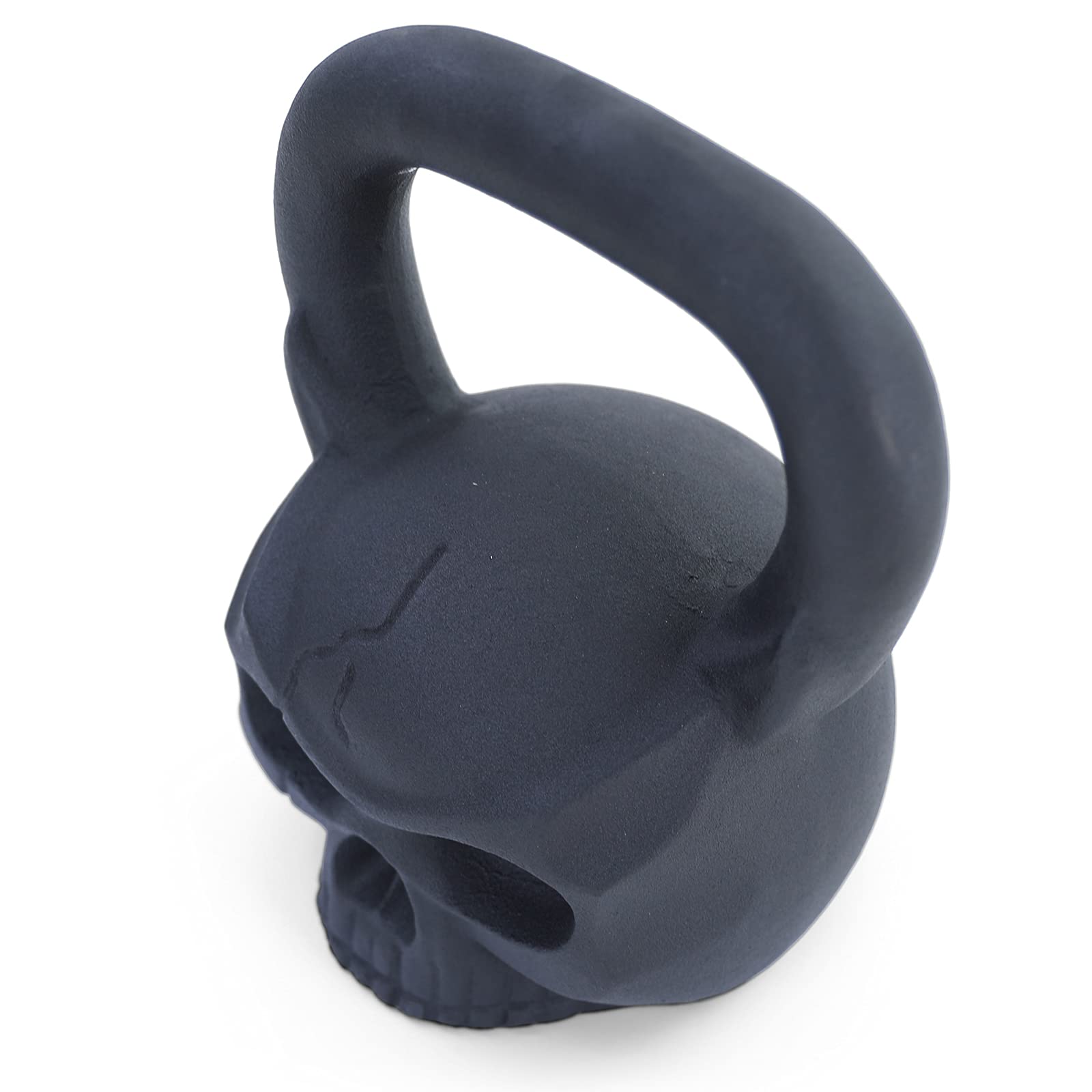 20 kg Totenkopf Kettlebell - Ausgefallene Gusseisen Kugelhantel im Skull-Design