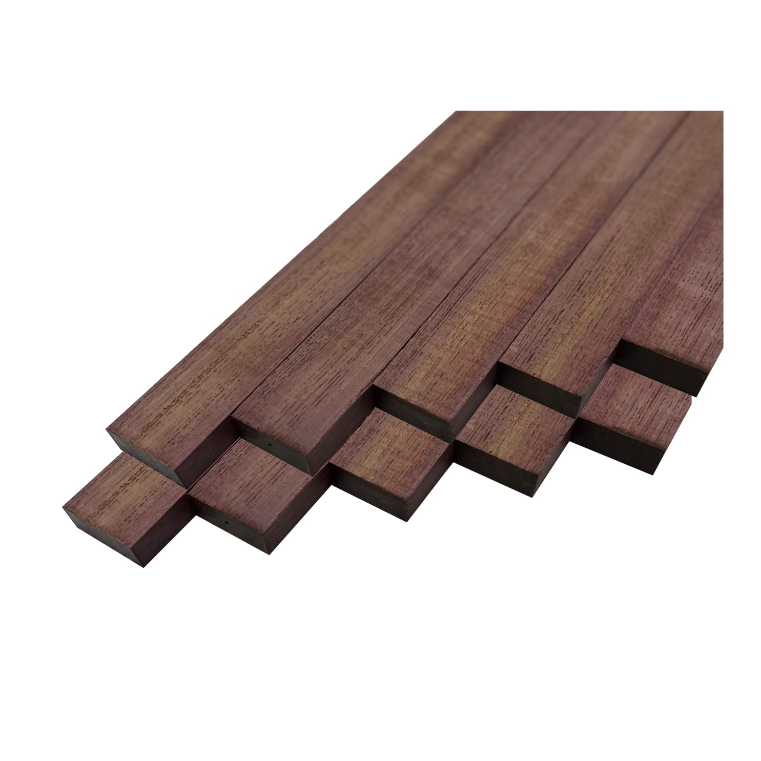 Exotic Wood Zone’s 3/4” Inch x 2” inch x 16” Inch Solid Purpleheart Hardwood Lumber Board as Cutting Board Wood (10 Pack)