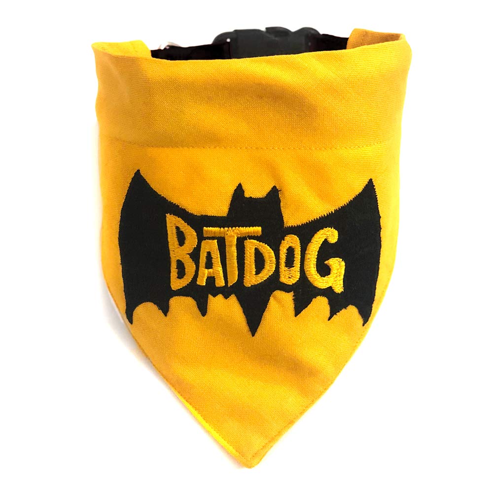 That Dog In Tuxedo Batdog Embroidered Dog Bandana/Dog Scarves with Adjustable Dog Collar (Size S) (B07PMF7BHN) Amazon Price History, Amazon Price Tracker