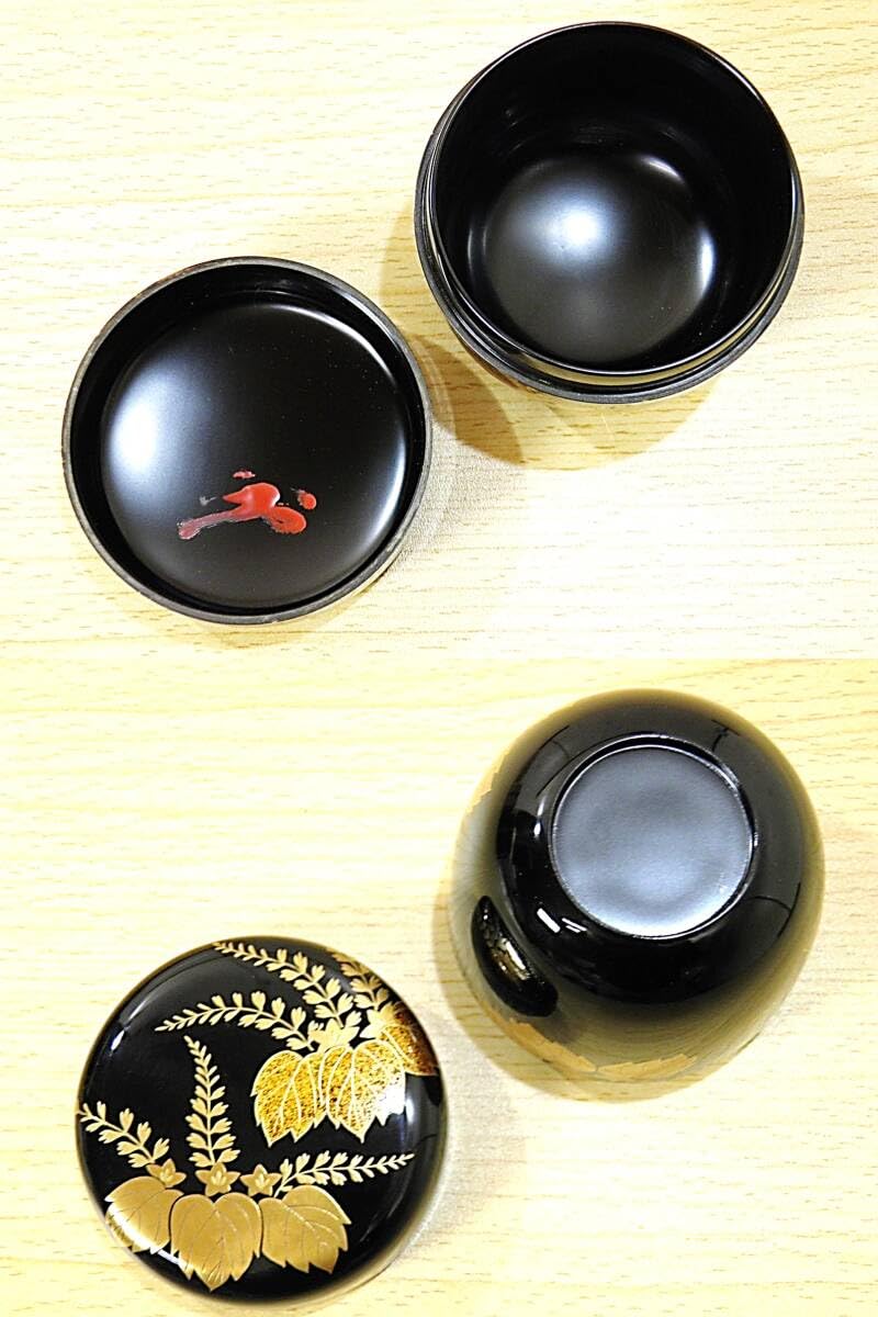 茶道具　塗師　松永松寛作　花草蒔絵　炉縁　共箱　V　8521A 茶道具 塗師 松永松寛作 花草蒔絵 炉縁 共箱 V 8521A 美術品・