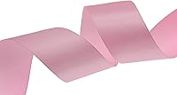 Vista 3 de Atrbb Cinta de satén de 25 yardas, 1-1/2 pulgadas de ancho, perfecta para bodas, lazos hechos a mano y envoltura de regalos, rosa