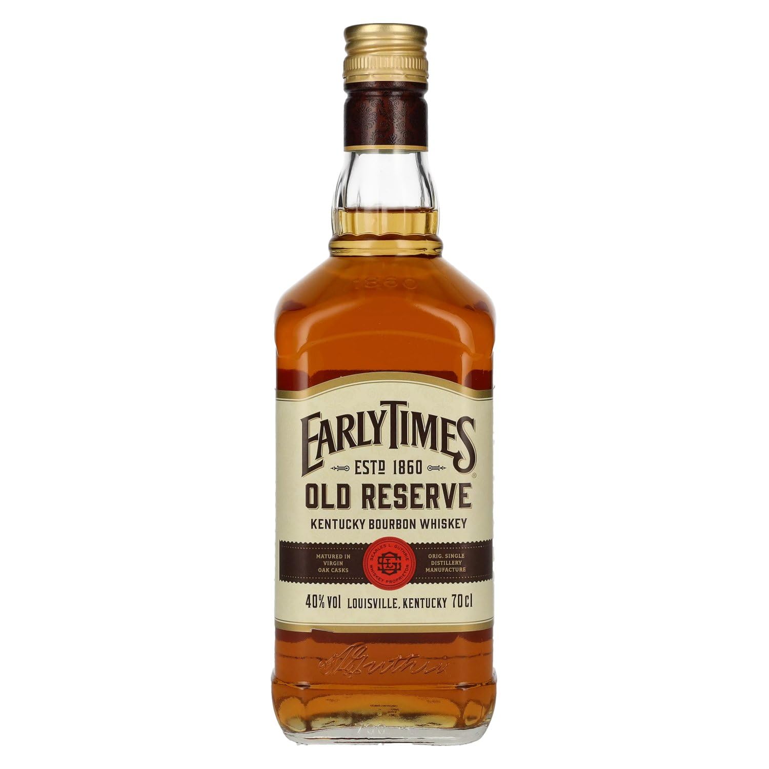 Early Times Old Reserve Kentucky Bourbon Whisky 70 cl : Amazon.co