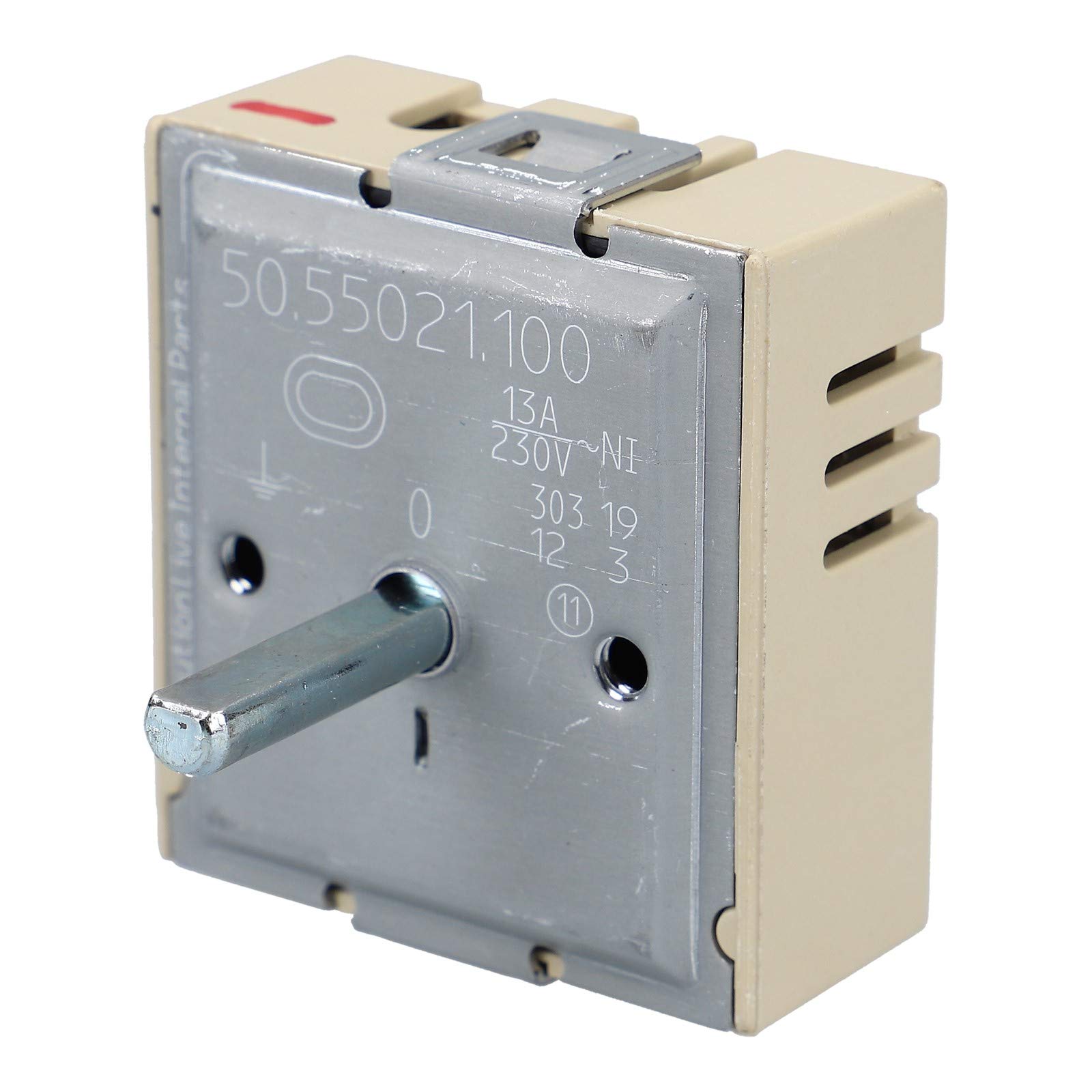 DL-pro Manopola Interruttore Per Piastra Cottura AEG-Electrolux (14001334001/7) - Ricambio Originale - 5