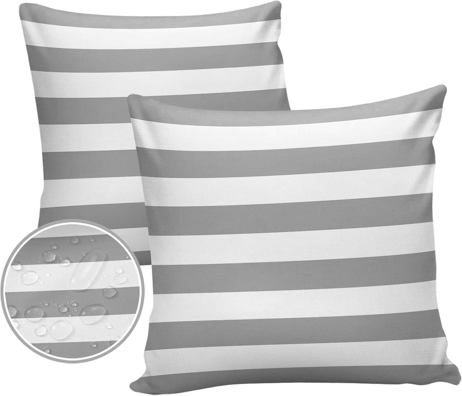 HilariousM Outdoor Pillows 24x24 Waterproof Outdoor Pillow