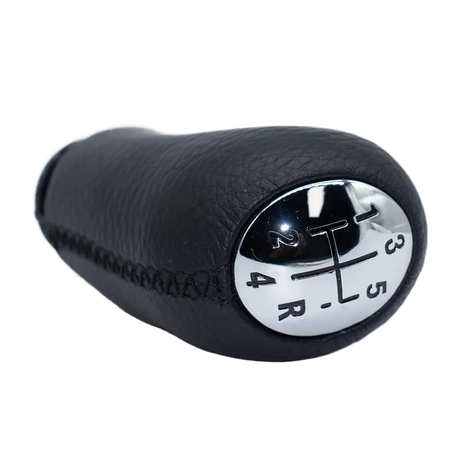 Jeocoai Only Knob Car Gear Knob Gear Lever Shifter Trim Leather Knob Cover Gaiter Boot For Renault 5Speed(Only Knob)