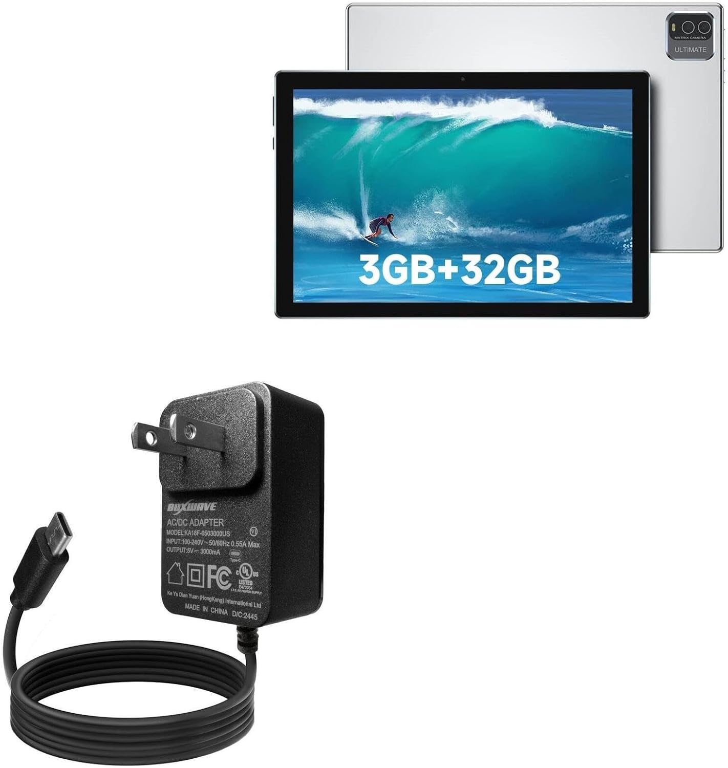 Cargador de Pared BoxWave 15W con Cable Integrado para ZZB CP20silver