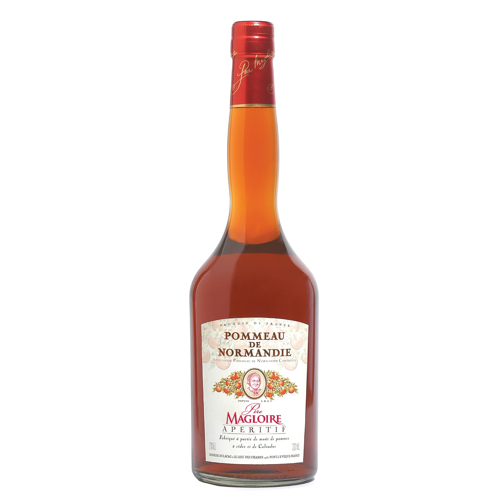 Père Magloire Pommeau de Normandie - 70cl, 17% ABV - Premium Calvados Apple Brandy Normandy Liqueur - Innovative Blend - Ideal Cider Brandy Gifts for Men or Women