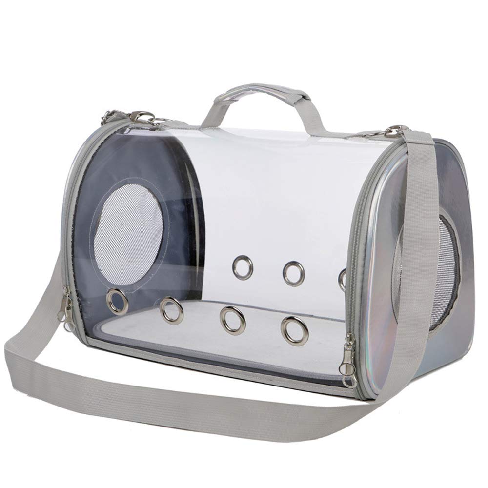 Borsa panoramica Trasparente per Animali Domestici, Zaino con Capsula per Gatti, Borsa a Mano, Adatta per Viaggi, Escursioni e Campeggio