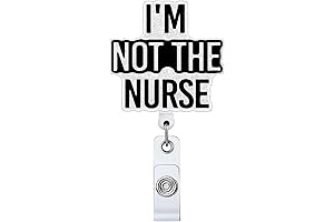 I'm Not The Nurse Retractable Badge Reel