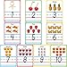 Alphabet and Number Bulletin Board Set Letters Traditional Manuscript Alphabet Line and Number Line Cards for Classroom Wall Decoration Pre-School Kindergarten Elementary Decor