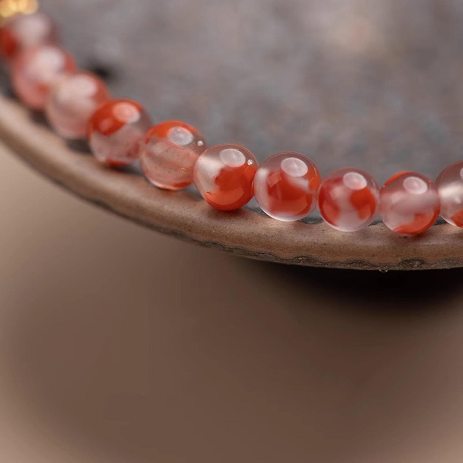 Pulsera Feng Shui, Cristales Naturales de Poder curativo de Chakras, Pulsera de macramé, Cuentas de Piedras de Yoga, meditación, relajación, ansiedad, Brazalete para Mujeres