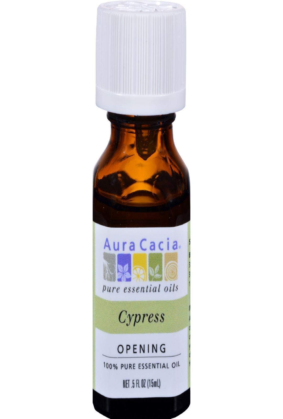 Aura Cacia Essential Oils, Cypress - 0.5 Oz