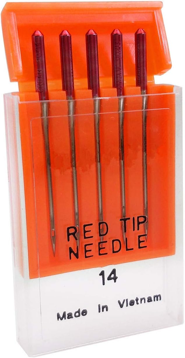 YEQIN Sewing Machine Needles, Red Tip Needles Compatible with Janome