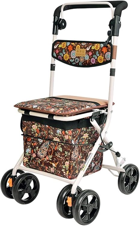 Amazon Co Jp シルバーカー スタンダードタイプ 格子紺 年寄りの押し車 軽量 コンパクト ショッピングお買い物カート使いやすい キャリー 横押し 老人 介護 ギフト 誕生日 母の日 父の日 敬老の日 ドラッグストア