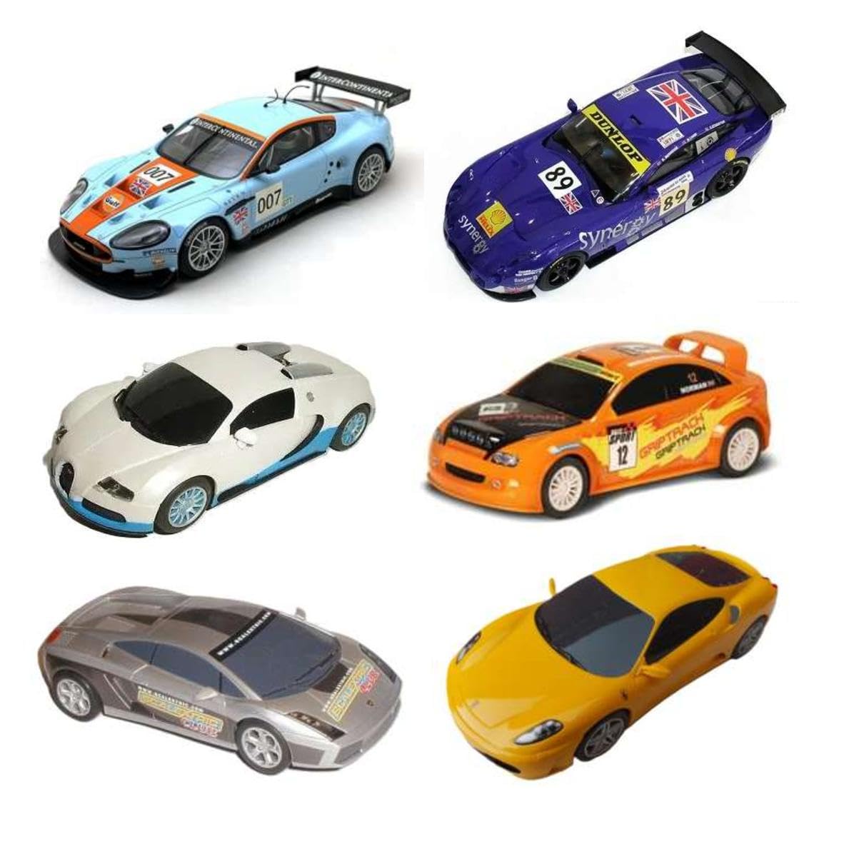 SSC Slot Cars Super Grip Lot de pneus de rechange pour voiture Grand GT Slicks Compatible avec Scalextric Gallardo Rear, F430 arrière, Start Car arrière, etc. 11 mm de large (20)
