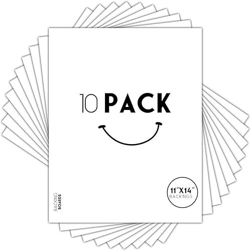 Miniatura 11 de Golden State Art, Tablero de respaldo blanco de 16 x 20, tableros de respaldo para marco, imagen (paquete de 10)