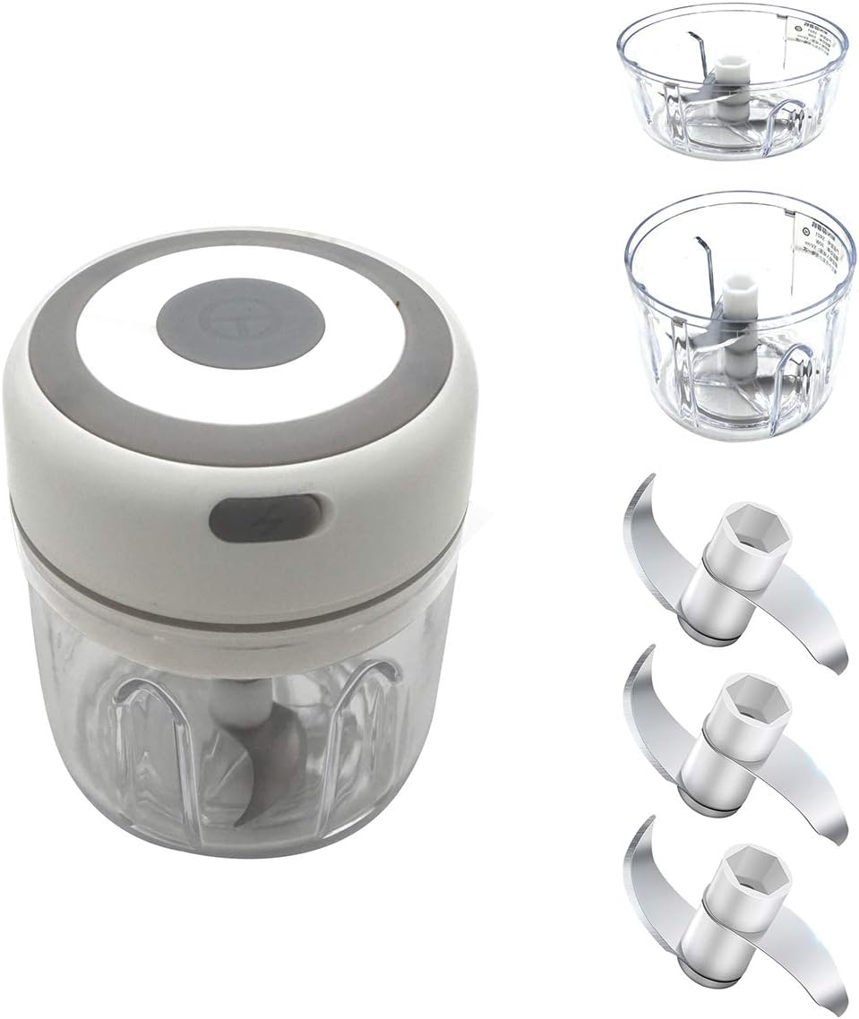 Mini Elektrischer Knoblauchzerkleinerer - Kabelloser Küchenhelfer USB-ladbar
