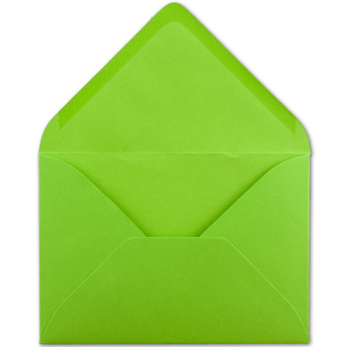 Karten und Co. - 400 buste per lettere, formato C7, 8,1 x 11,4 cm, con aletta a punta, con lembo adesivo umido da 110 g/mq, ideali per battesimi, nascite, Natale e bigliettini