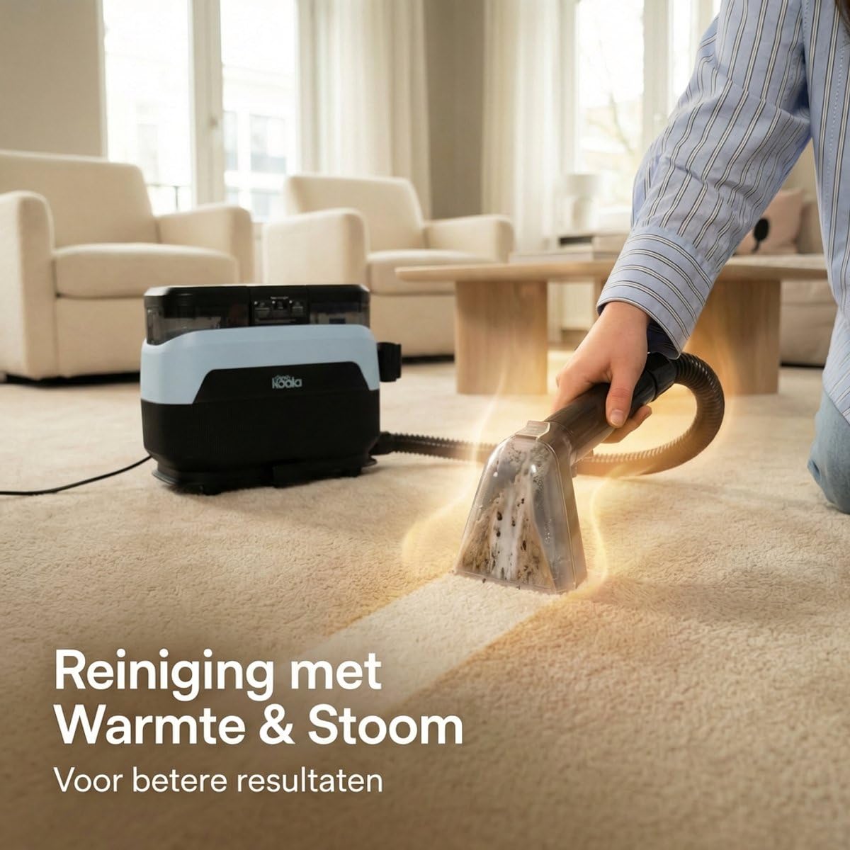 Nettoyeur de tapis et nettoyeur vapeur – Pour plus d'une centaine de tissus différents – Détachant – Comprend trois tablettes de nettoyage – Pour tapis, matelas, meubles et plus encore