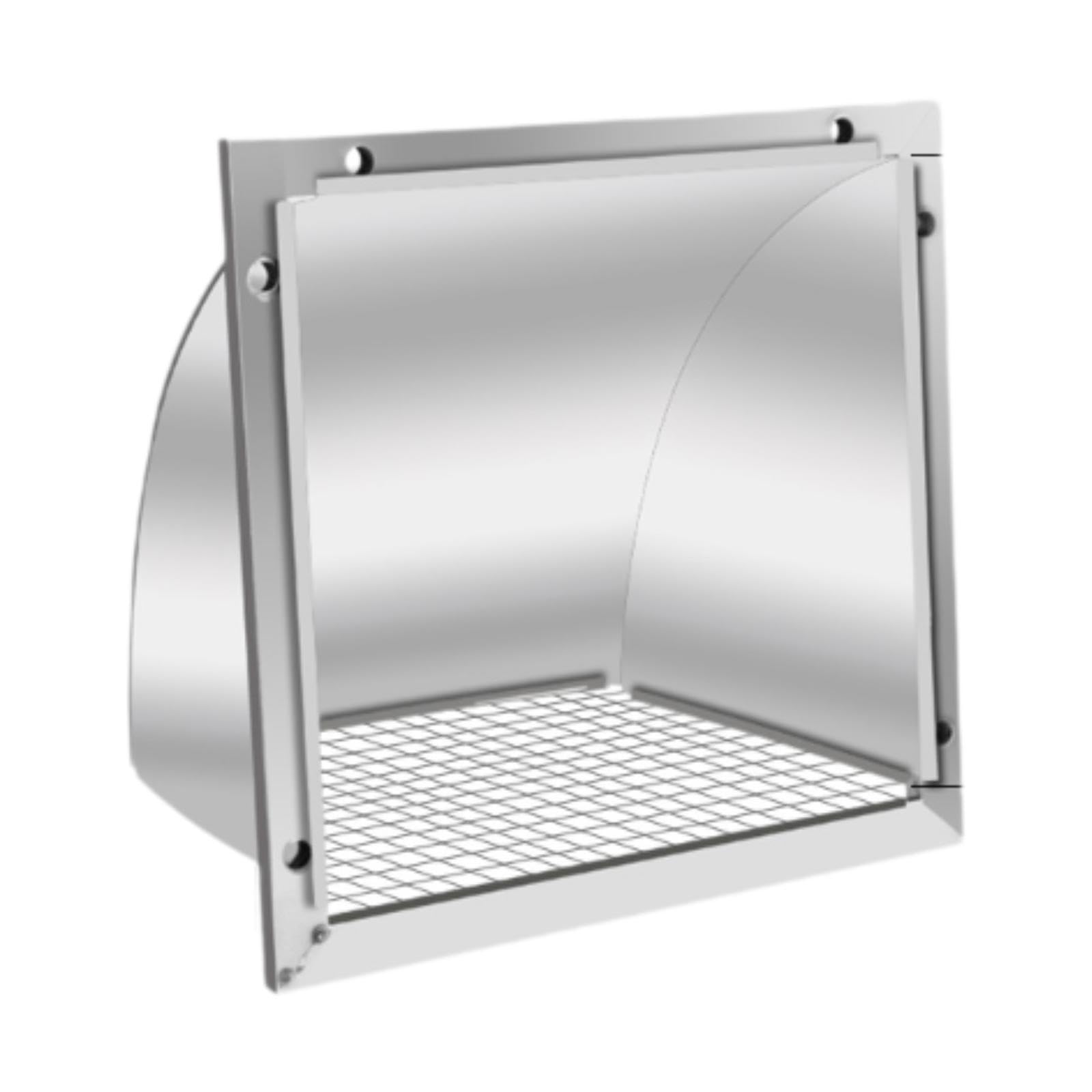Cubierta de Ventilación para Secadora, Rejilla de Ventilación para Salida de Pared, Protección Contra Lluvia Y Nieve, Cubierta de Ventilación de Pared, 8 Inch