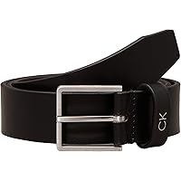 Calvin Klein Uomo Cintura Formal Plaque Belt 3.5 cm Cintura in Pelle