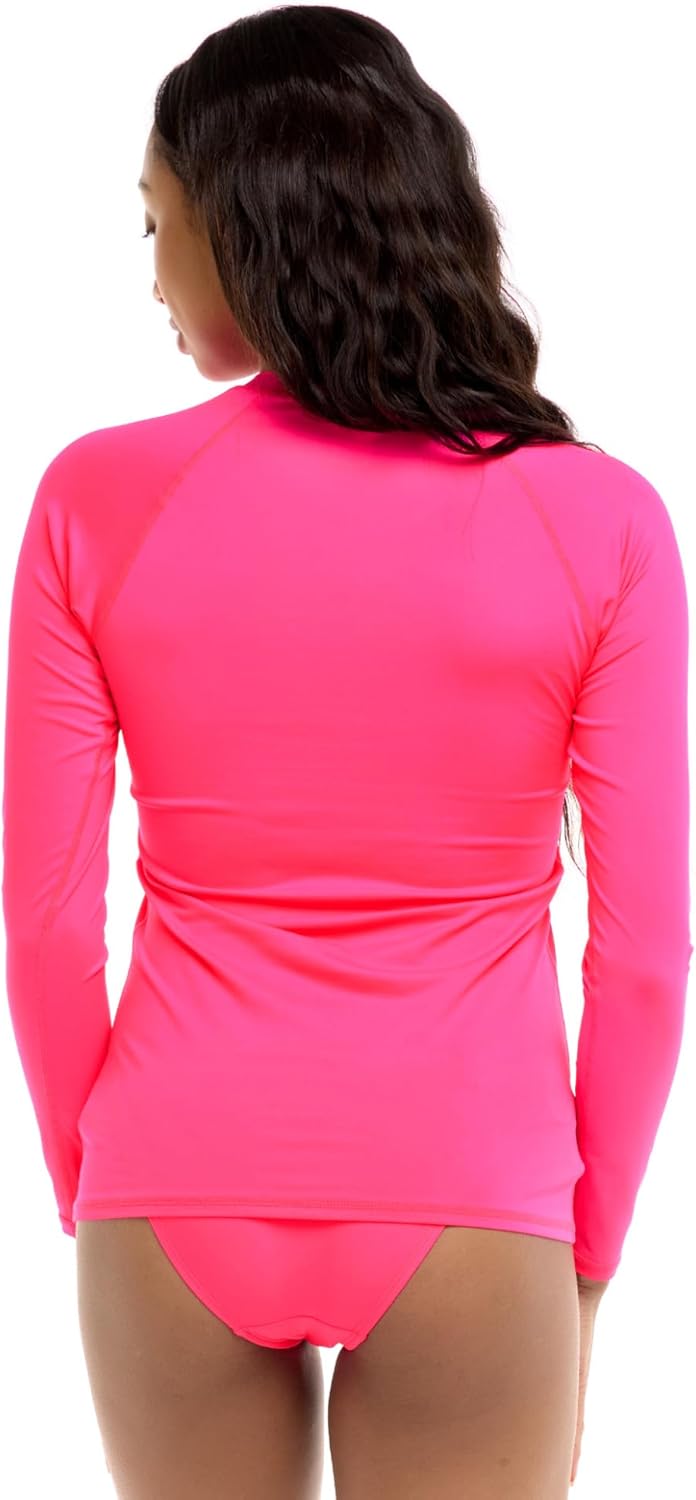 Body Glove Womens Sleek Long Sleeve Rashguard with UPF 50 - Image 2