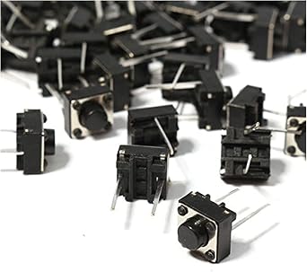 Micro Switches 100PCS/LOT 6 * 6 * 5MM Micro Switch Touch Switch Button Switch 2 pin