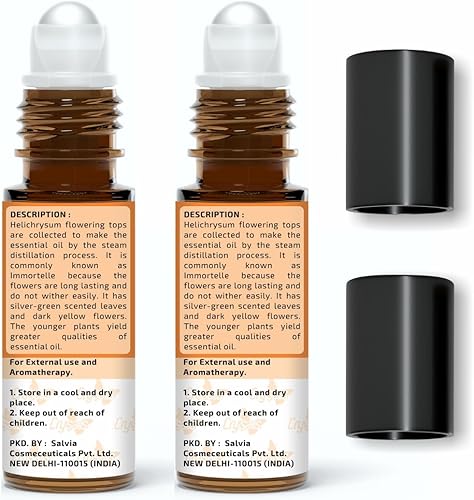 Miniatura 2 de Crysalis Aceite esencial de helichrysum puro y natural roll-on - 0.16 onzas líquidas (paquete de 2)