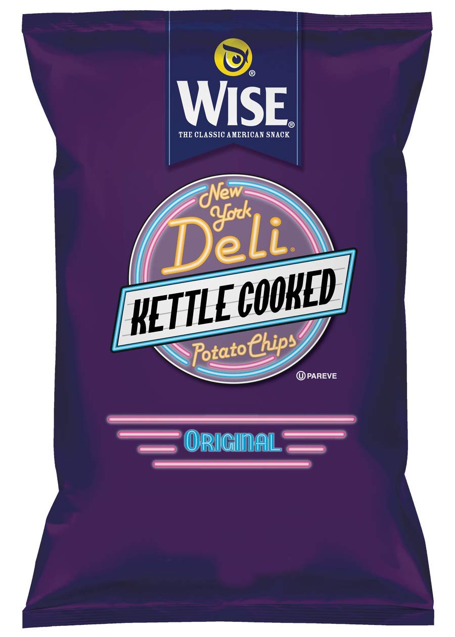 Wise Snacks NY Deli Kettle Potato Chips, Original, 1 Ounce