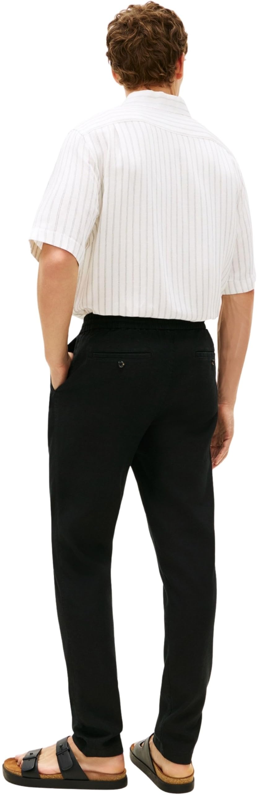 Tommy Hilfiger Herren Chino Harlem Po Sorona Linen Mw0mw42336