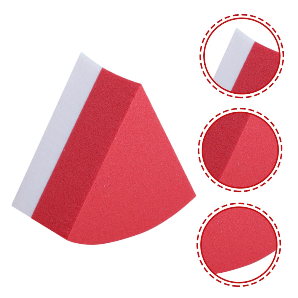 Healeved 20 Pack Soft Mini Makeup Puff for Women Foundation Dry Wet Application Non-slip Design Makeup Sponge Beauty Supplies