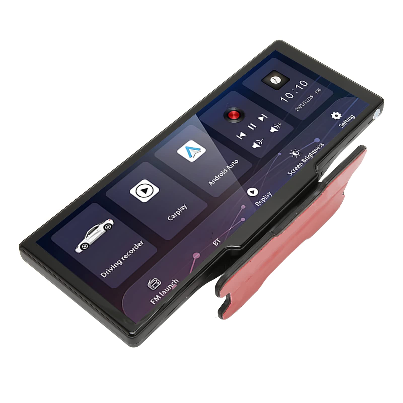 Caméra de Tableau de Bord WiFi 2,4/5 GHz sans Fil, Enregistreur de Conduite de Voiture BT5.0 avec Surveillance du Stationnement, Contrôle des Applications Mobiles, Prise en