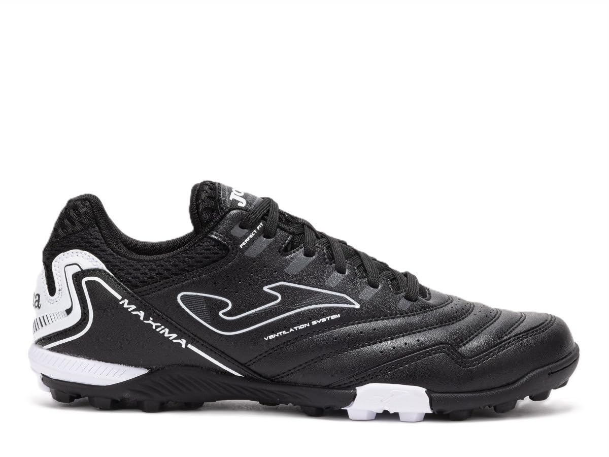 Joma Maxima 2501 TF MAXS2501TF, Men Turf Football Trainers, Black, 40,5 EU