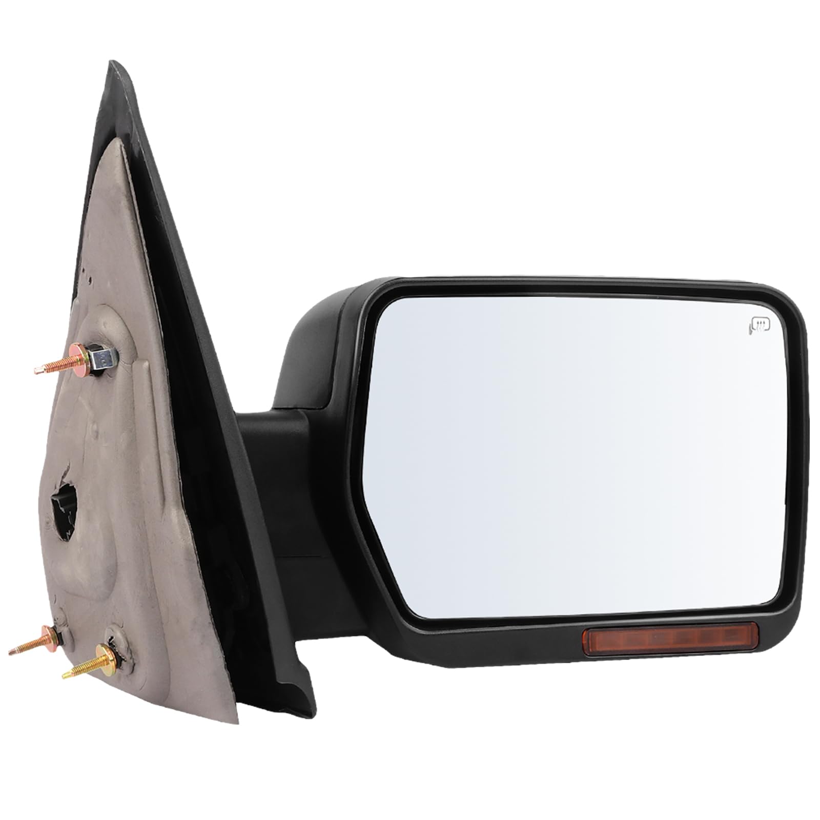 ECCPP Power Heated Turn Signal Puddle Lamps Passenger Side Mirror Replacement Fit For 2007 08 09 10 11 12 13 14 For Ford For F-150 Pickup