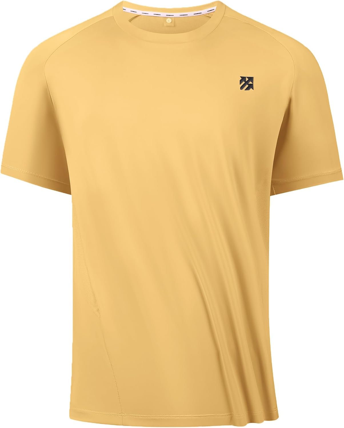 Mens Tennis Pickleball Shirts Moisture Wicking Workout Running Pinhole Stitching Deodorant T-Shirt