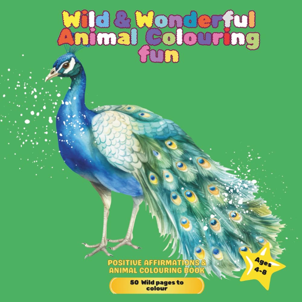 Wild & Wonderful Animal Colouring Fun