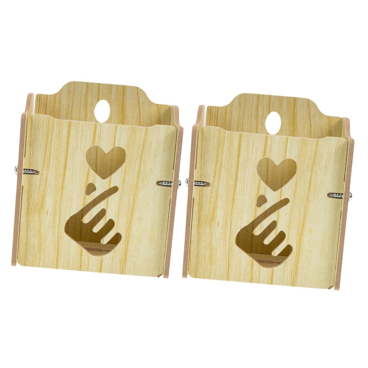 2 Supports Muraux En Bois Pour Télécommande Et Téléphone - Organisateur De Bureau Sans Perçage - Salon Et Chambre