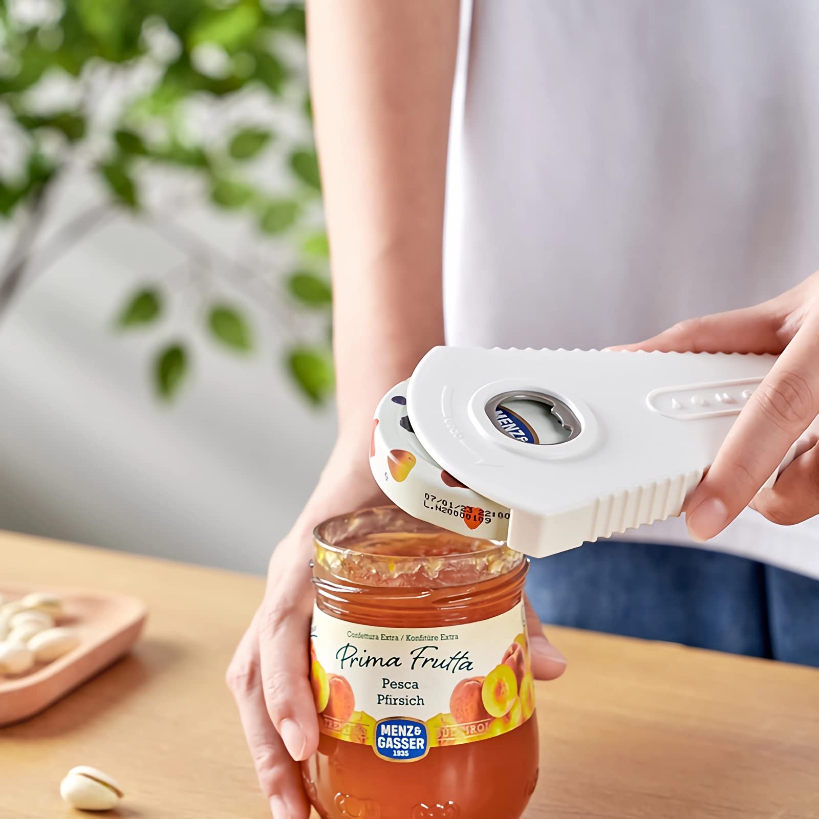 Jar Opener For Weak Hands - 4 In One Tool Easily Opens Various Bottle Caps For Seniors The Ultimate Jar And Bottle Opener Tool Jar Opener For Seniors With Arthritis Grip Jar Opener